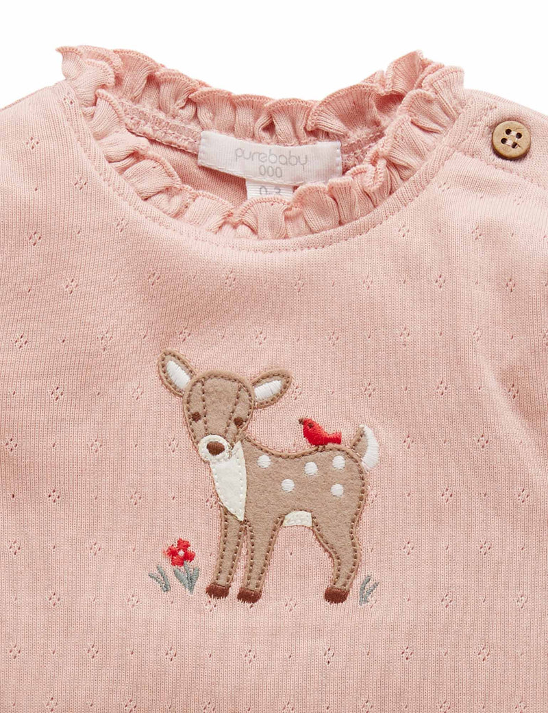Little Fawn Tee - Peach