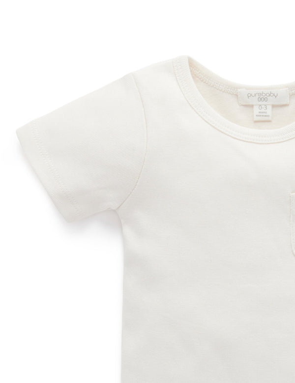 Rib Tee - Cloud