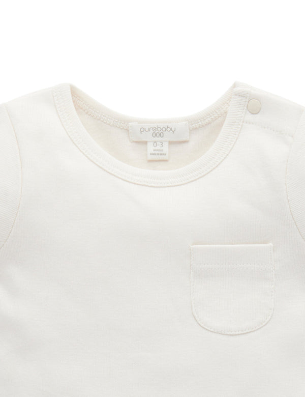 Rib Tee - Cloud