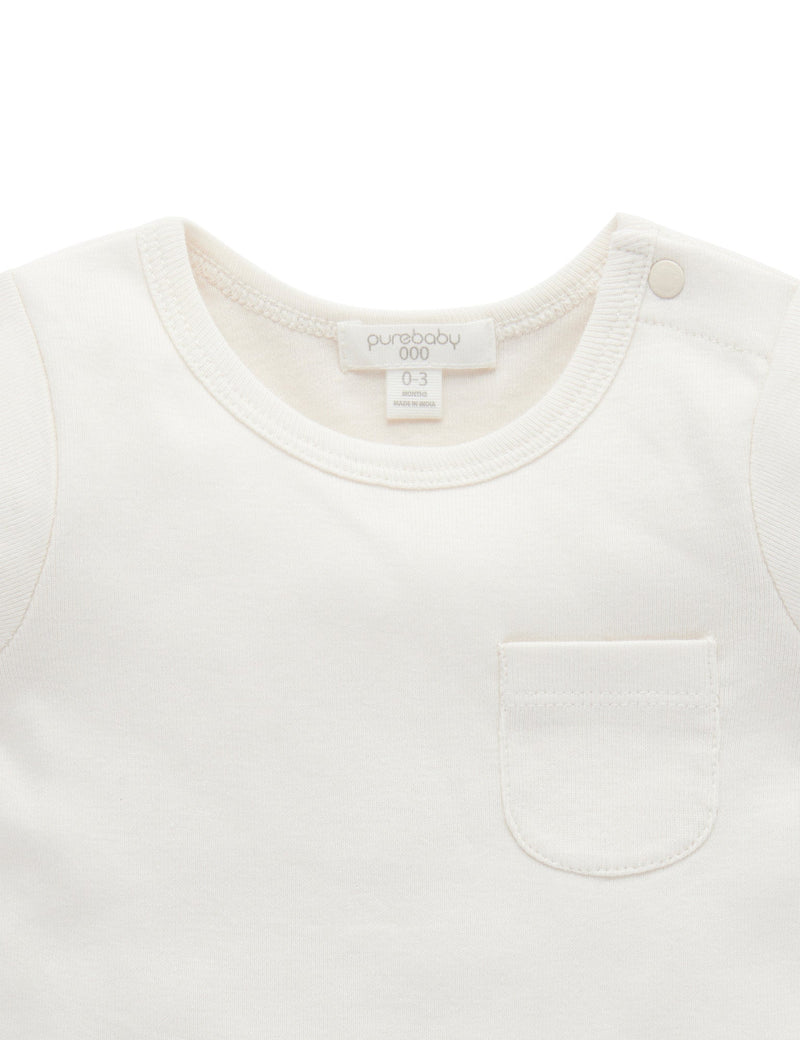 Rib Tee - Cloud