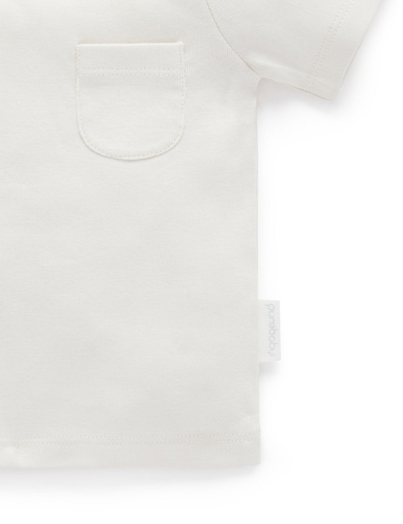 Rib Tee - Cloud