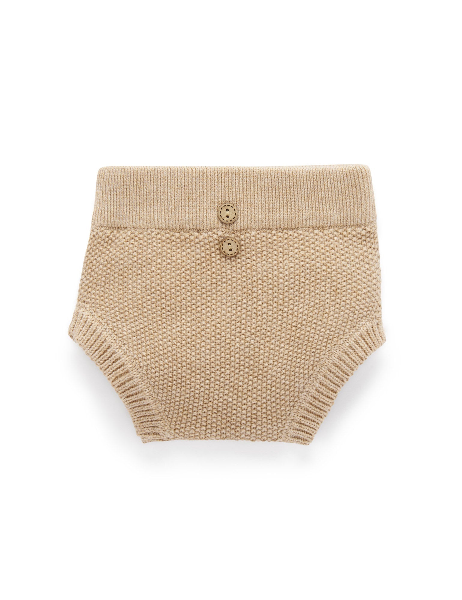 Textured Knit Bloomer - Taupe Melange