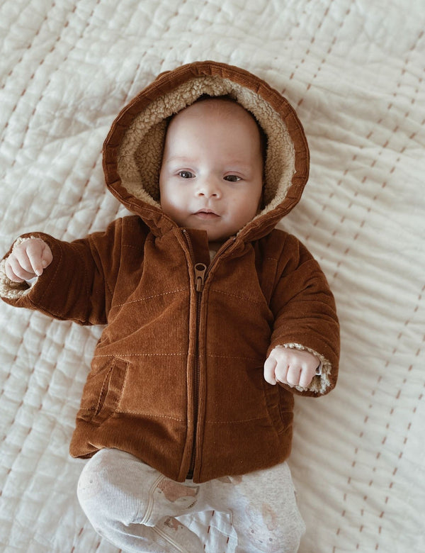 Cosy cord Jacket - Maple