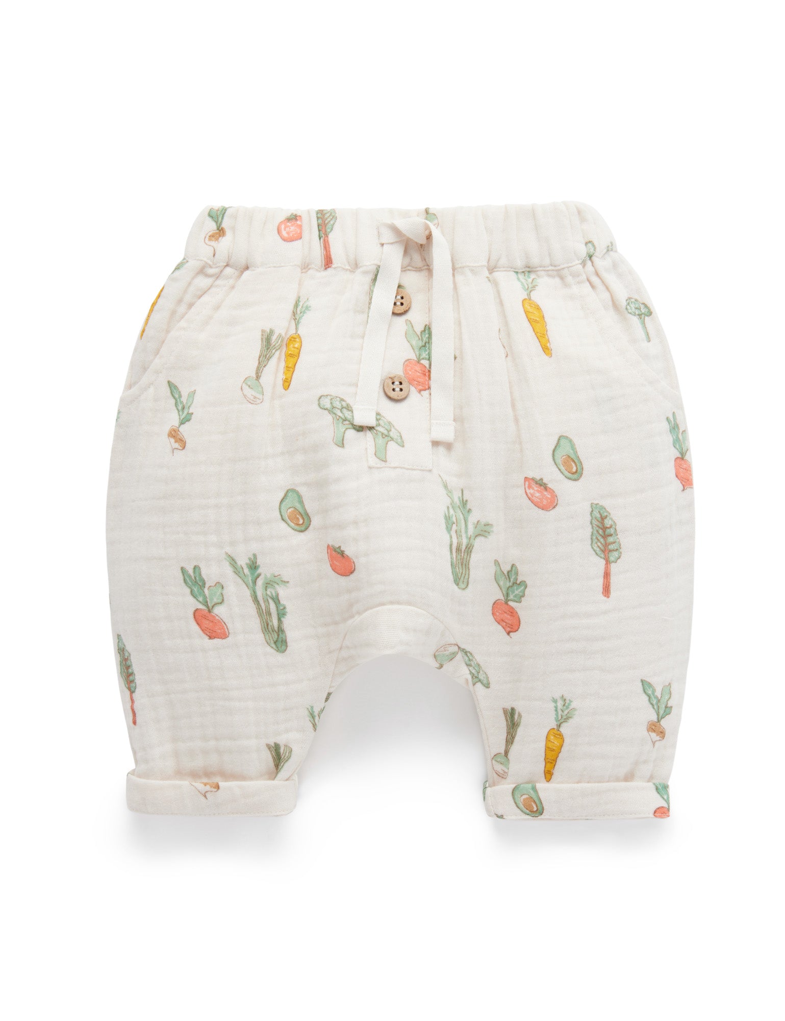 Slouchy woven Pant - Salad Print