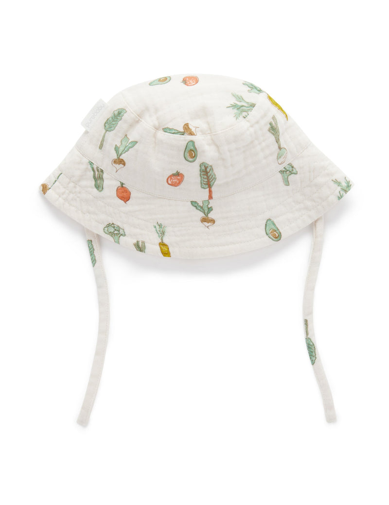 Sun Hat - Salad Print
