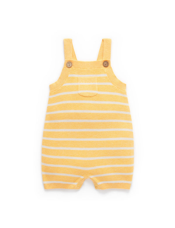 Knitted Overalls - Sunny Day Stripe