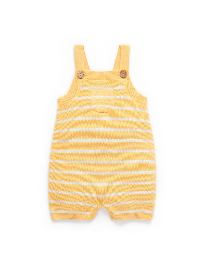 Knitted Overalls - Sunny Day Stripe
