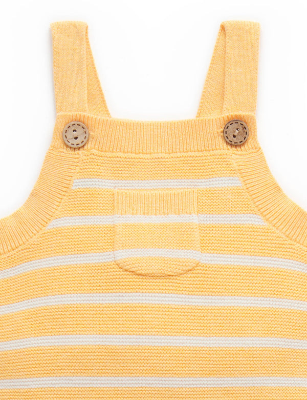 Knitted Overalls - Sunny Day Stripe