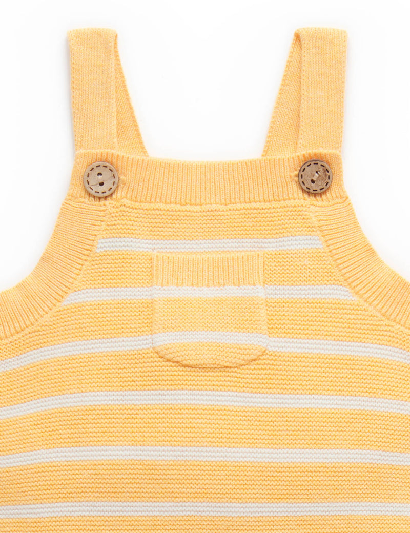 Knitted Overalls - Sunny Day Stripe