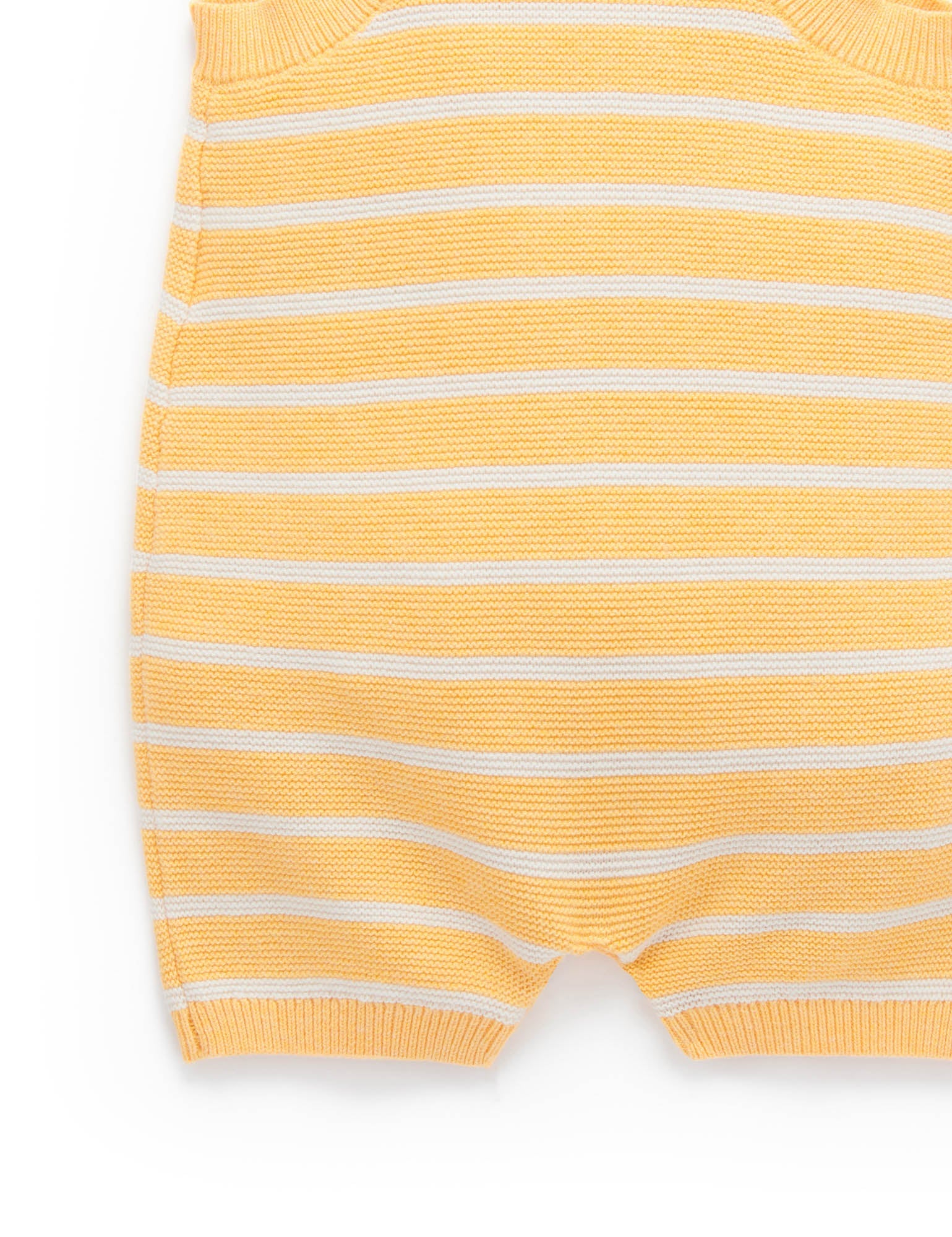 Knitted Overalls - Sunny Day Stripe