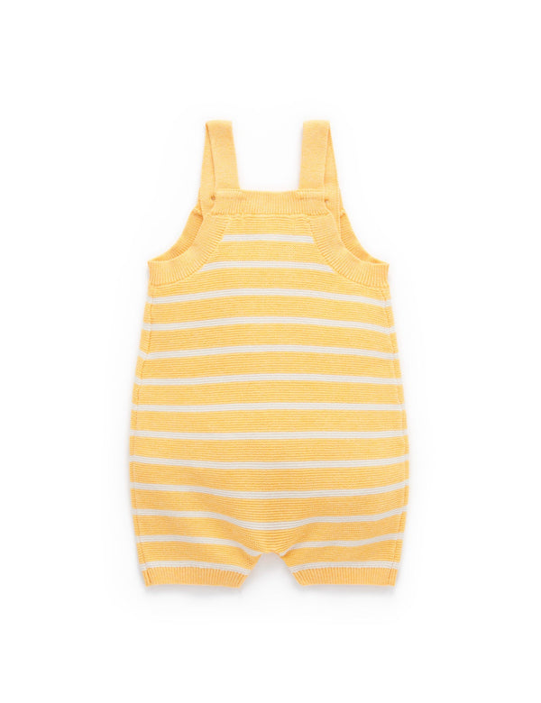 Knitted Overalls - Sunny Day Stripe