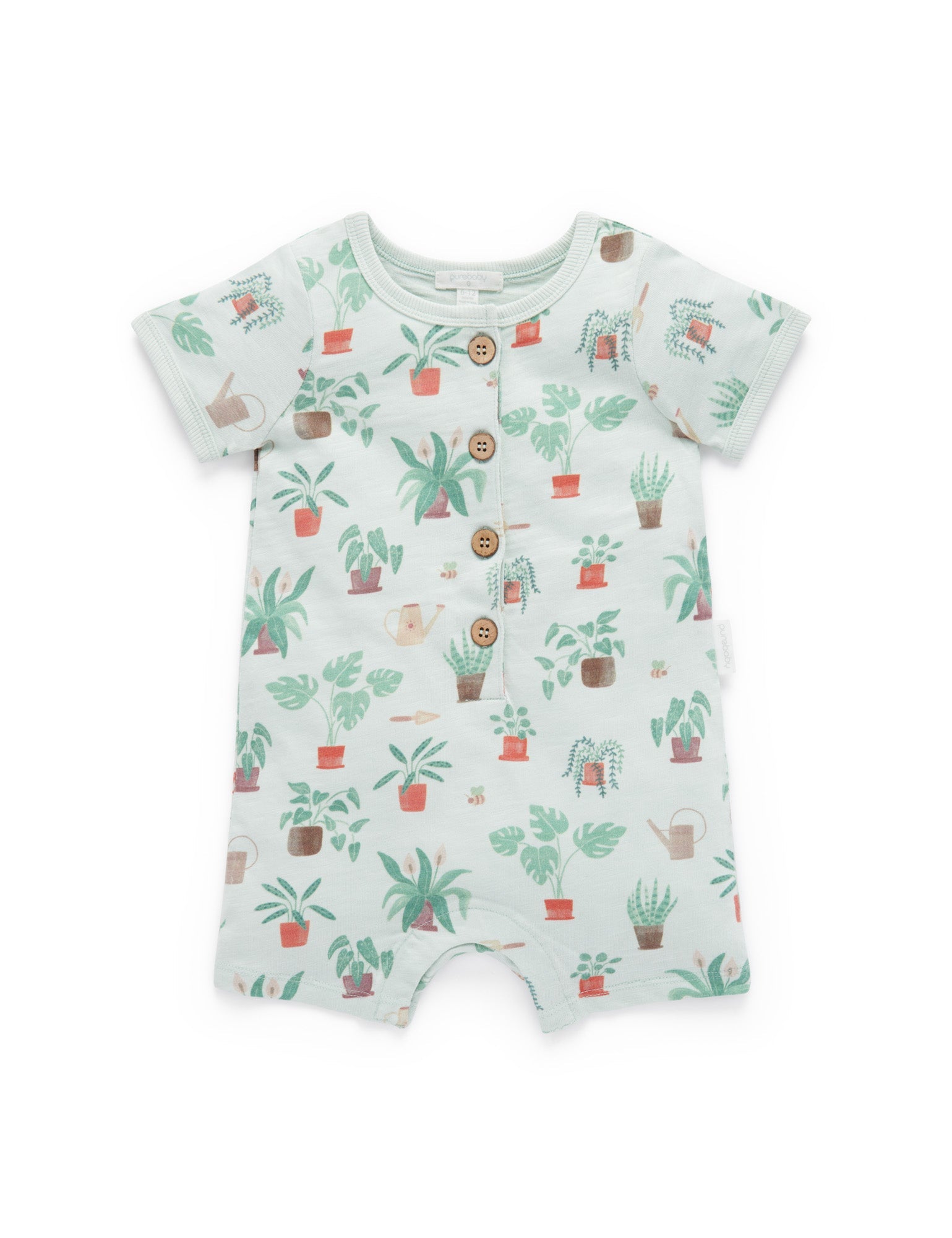 Shortie Growsuit - Potting Print