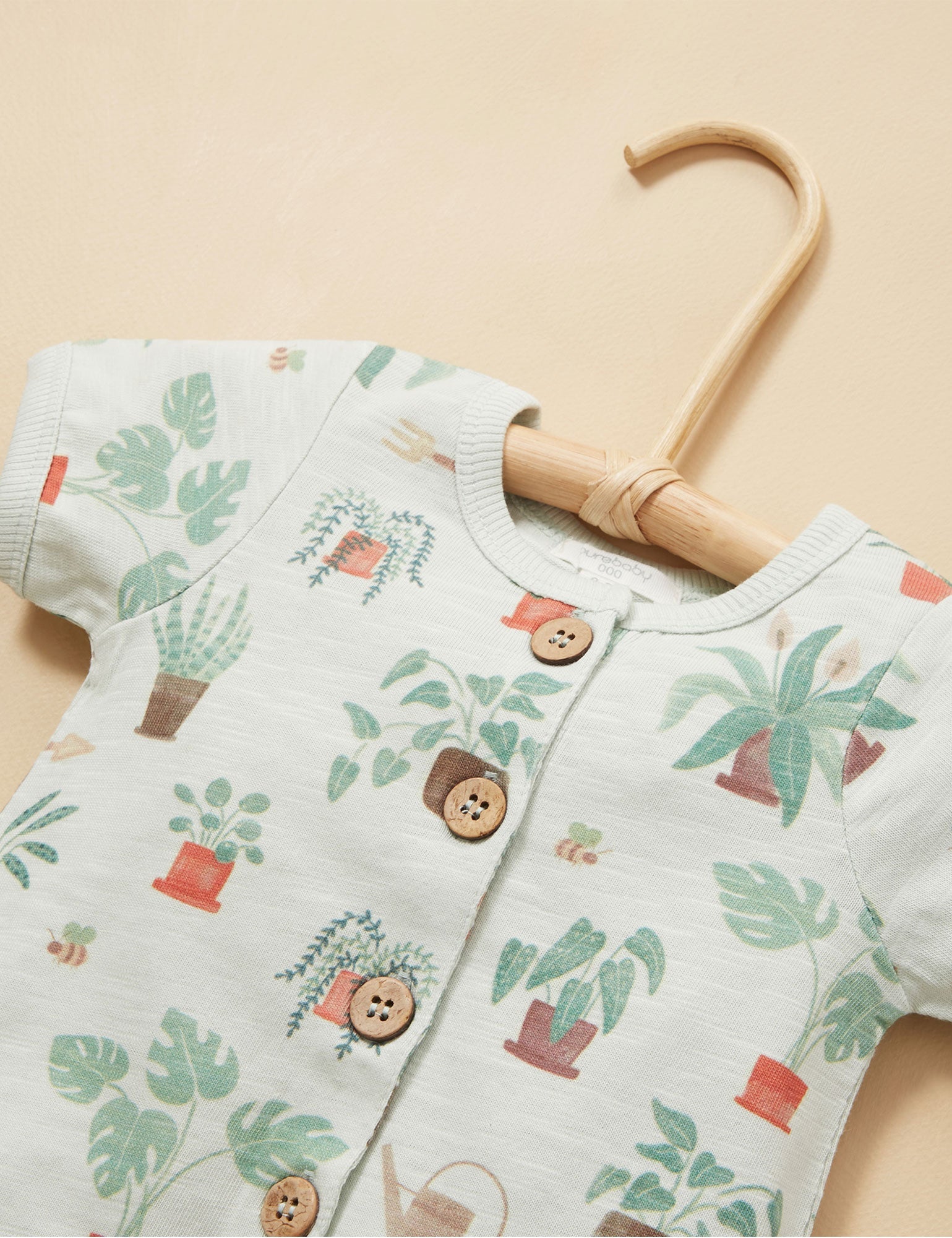 Shortie Growsuit - Potting Print