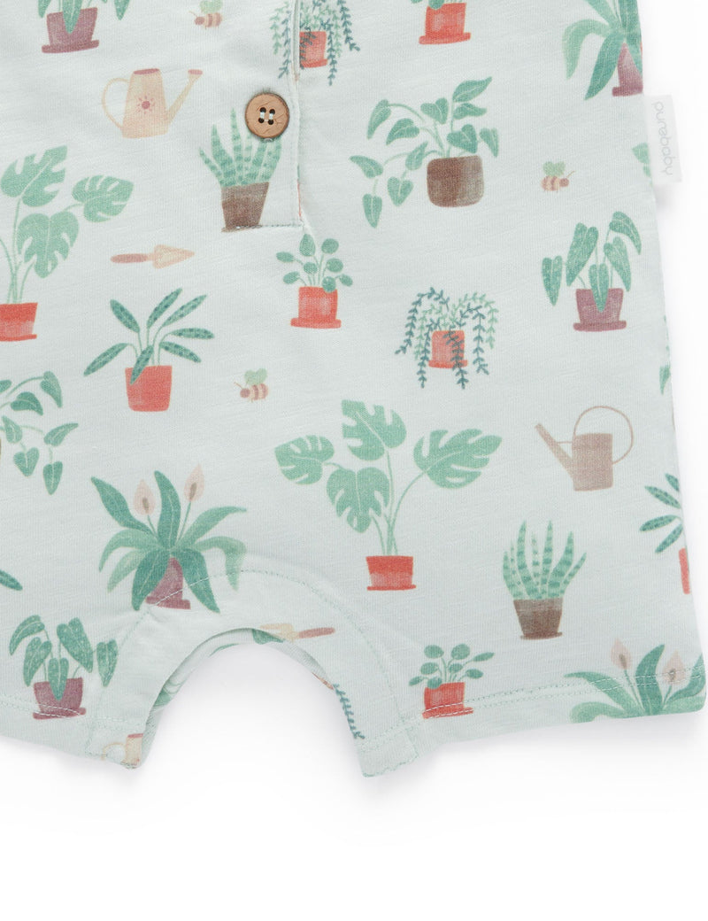 Shortie Growsuit - Potting Print