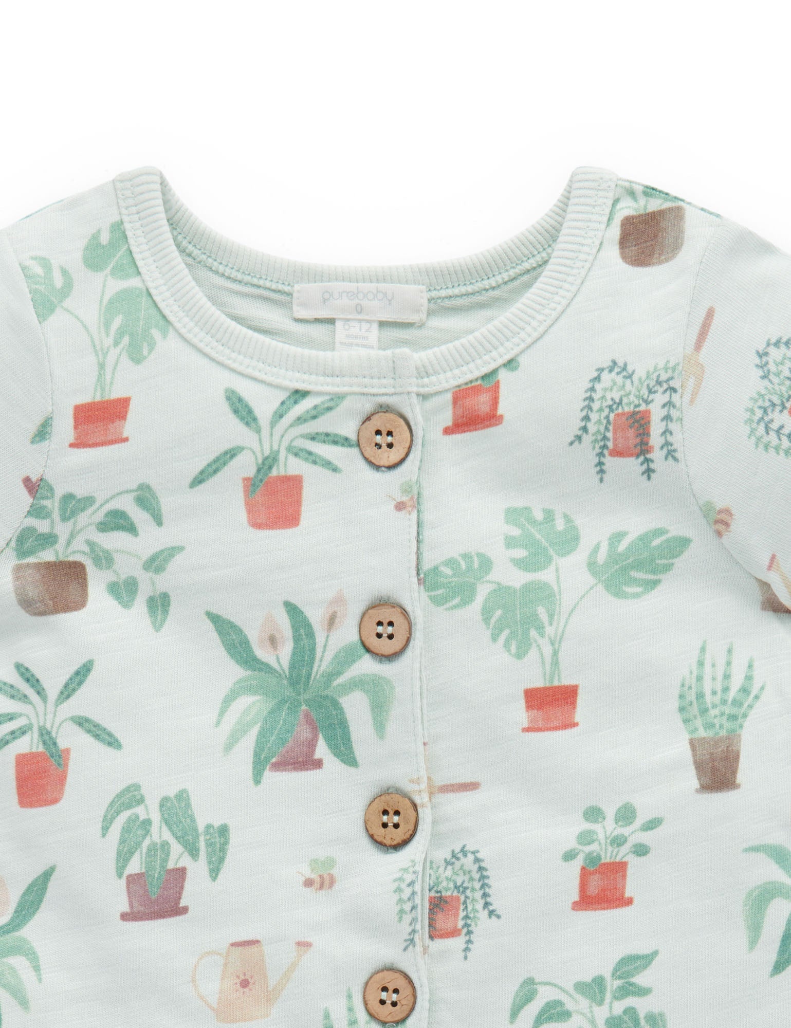 Shortie Growsuit - Potting Print