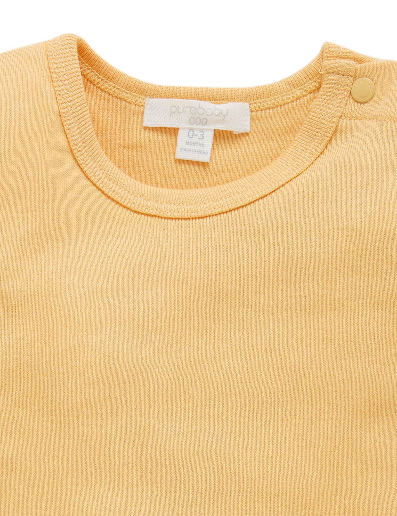 Rib Tee - Sunshine
