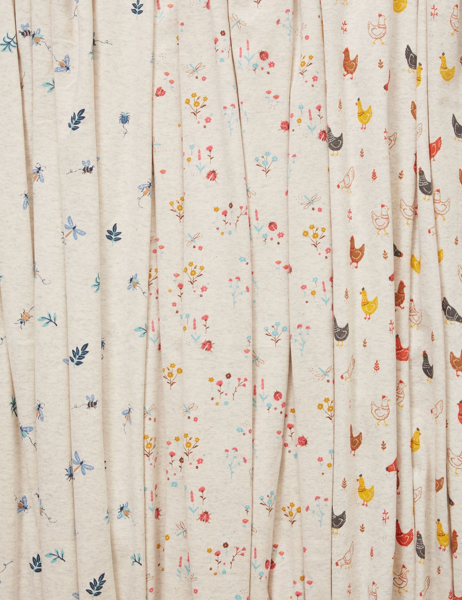 Printed Bunny Rug - Chooks Print