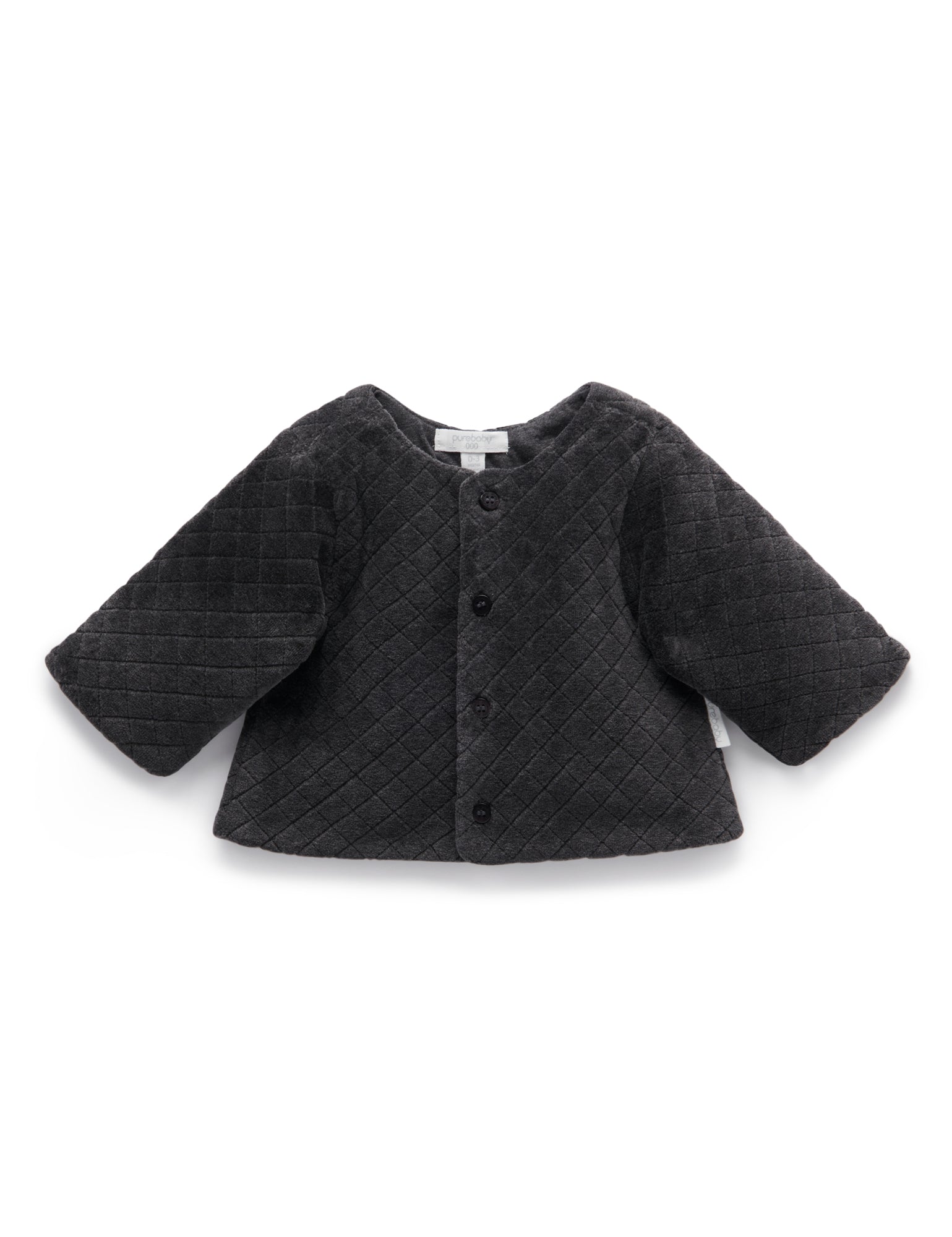 Velour Jacket - Charcoal Melange