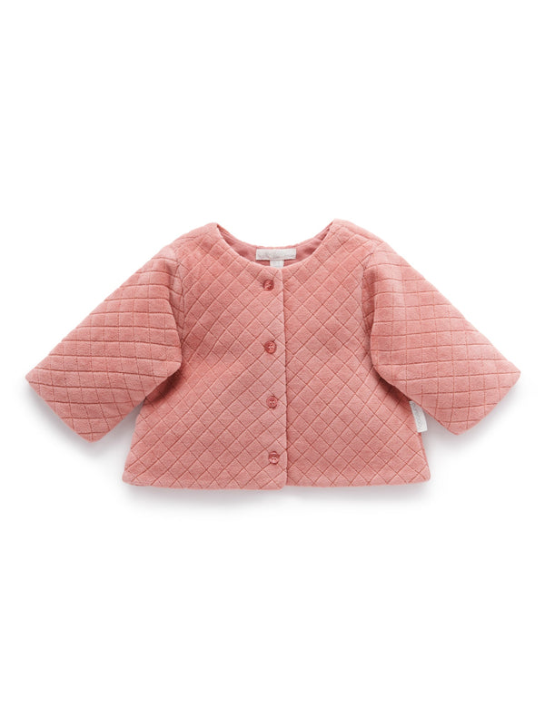 Velour Jacket - Crab Apple