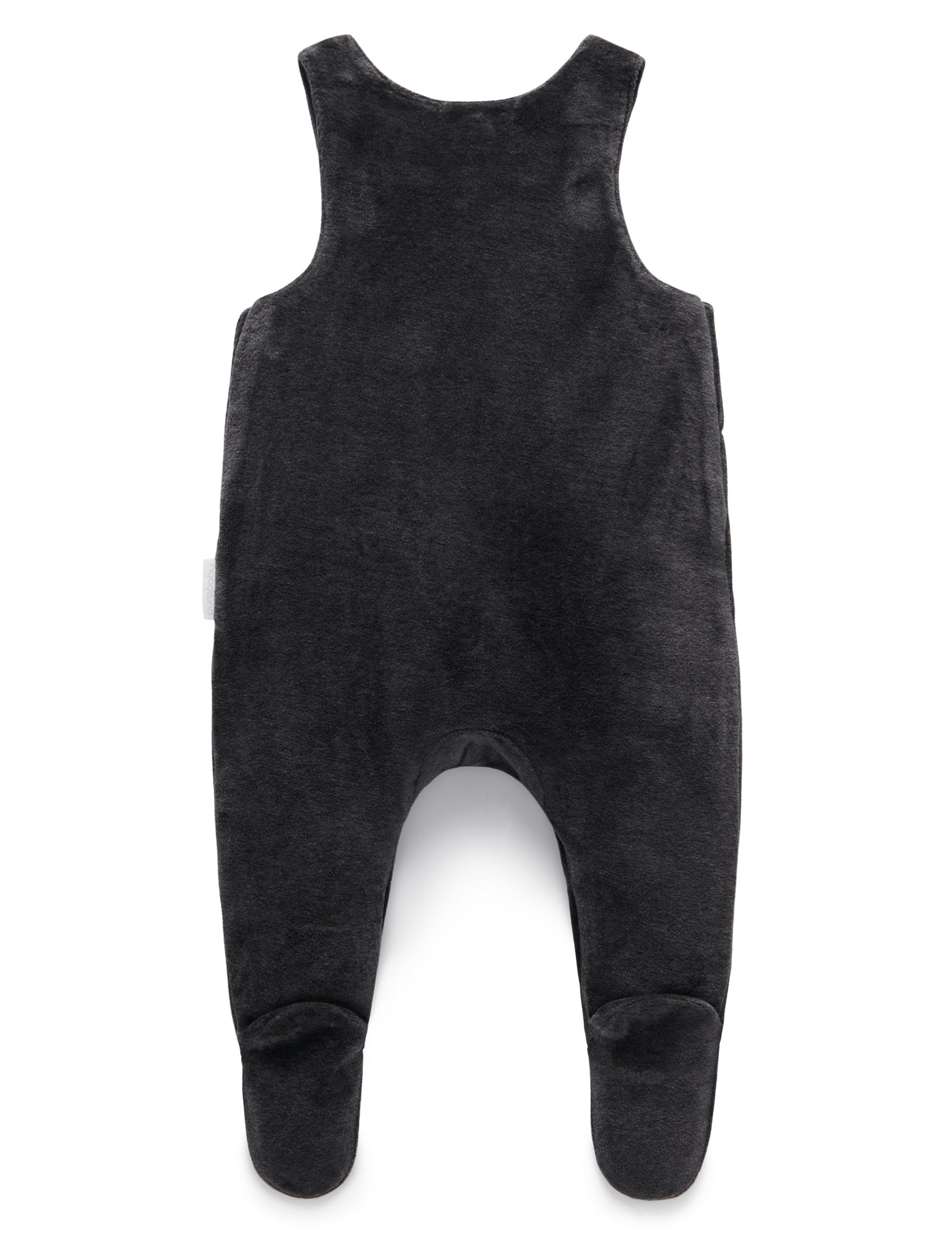Velour overall  - Charcoal Melange