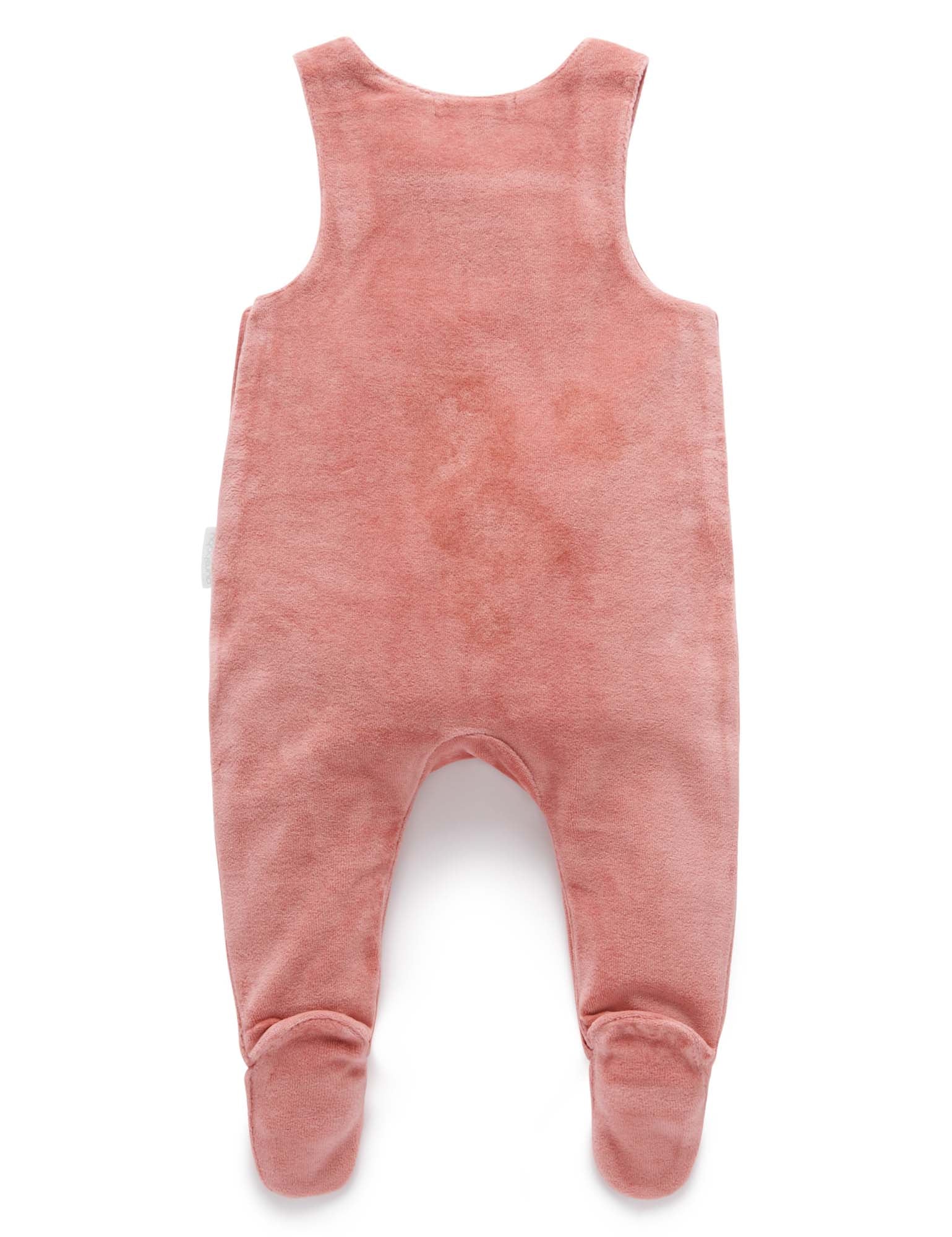 Velour overall - Crab Apple