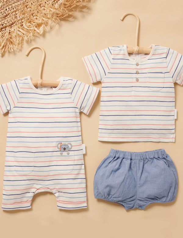 Henley Set - Easy Stripe