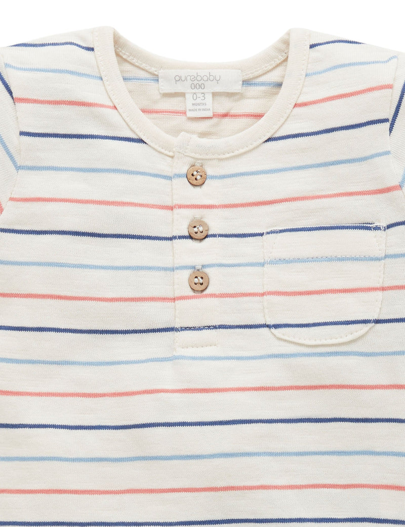 Henley Set - Easy Stripe