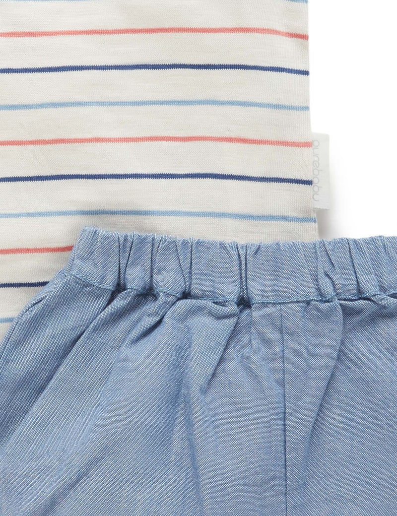 Henley Set - Easy Stripe