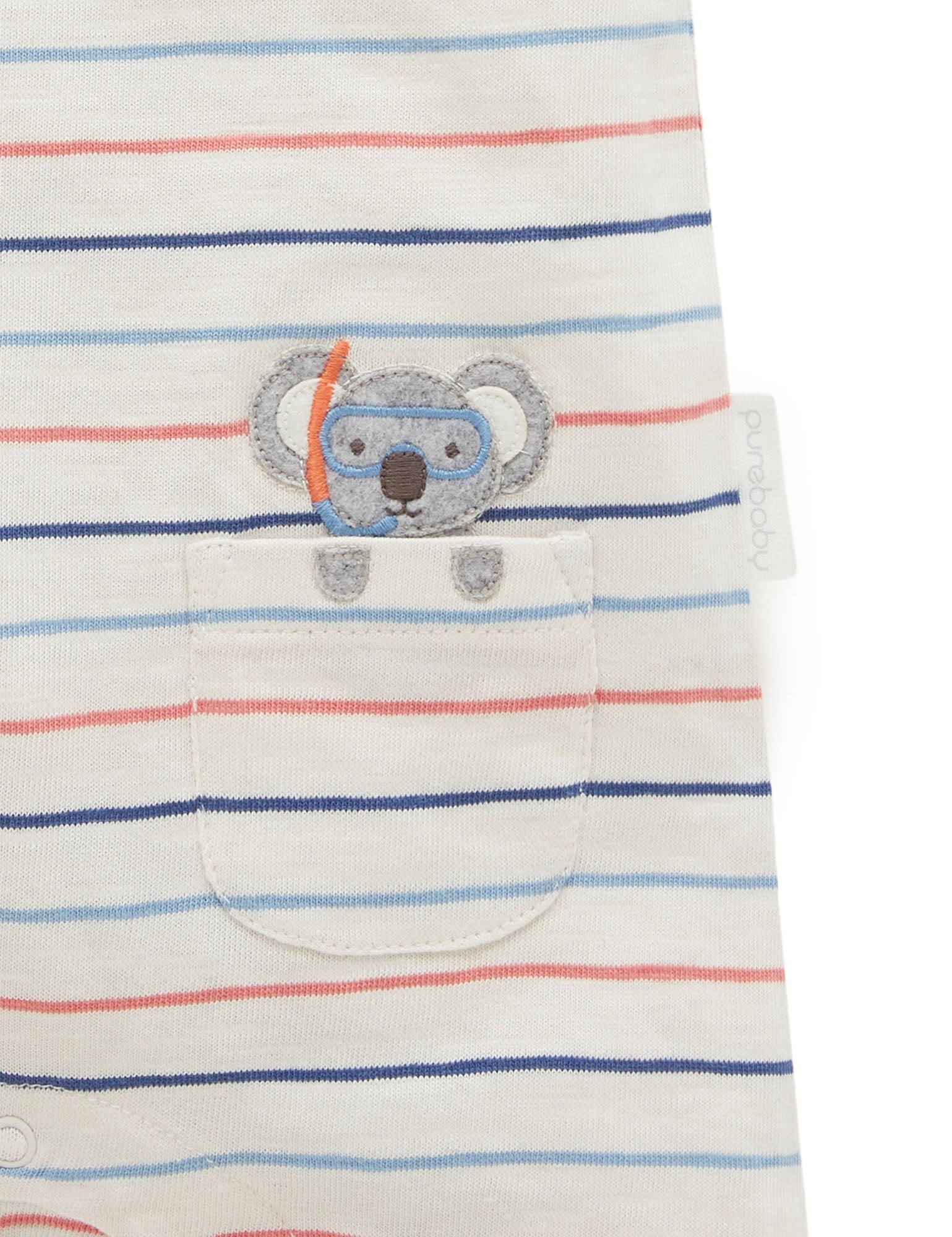 Snorkling Growsuit - Easy Stripe