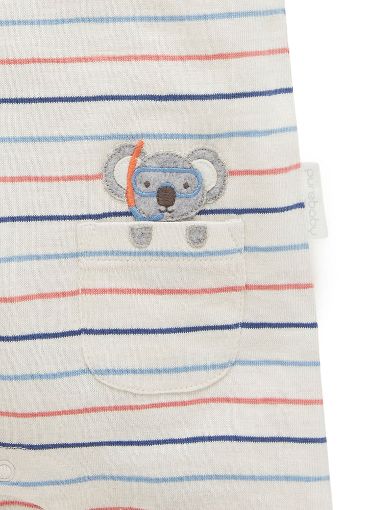 Snorkling Growsuit - Easy Stripe