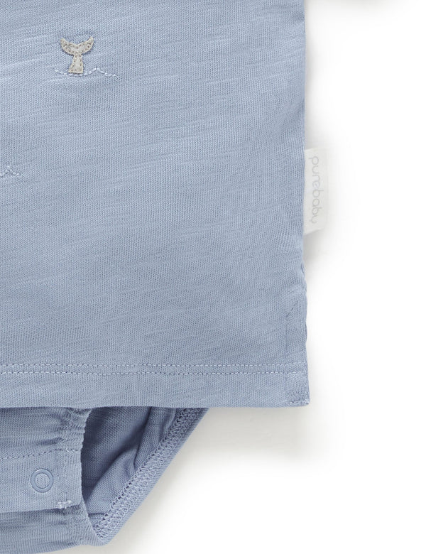 Afternoon Sail Tee Bodysuit - Foam