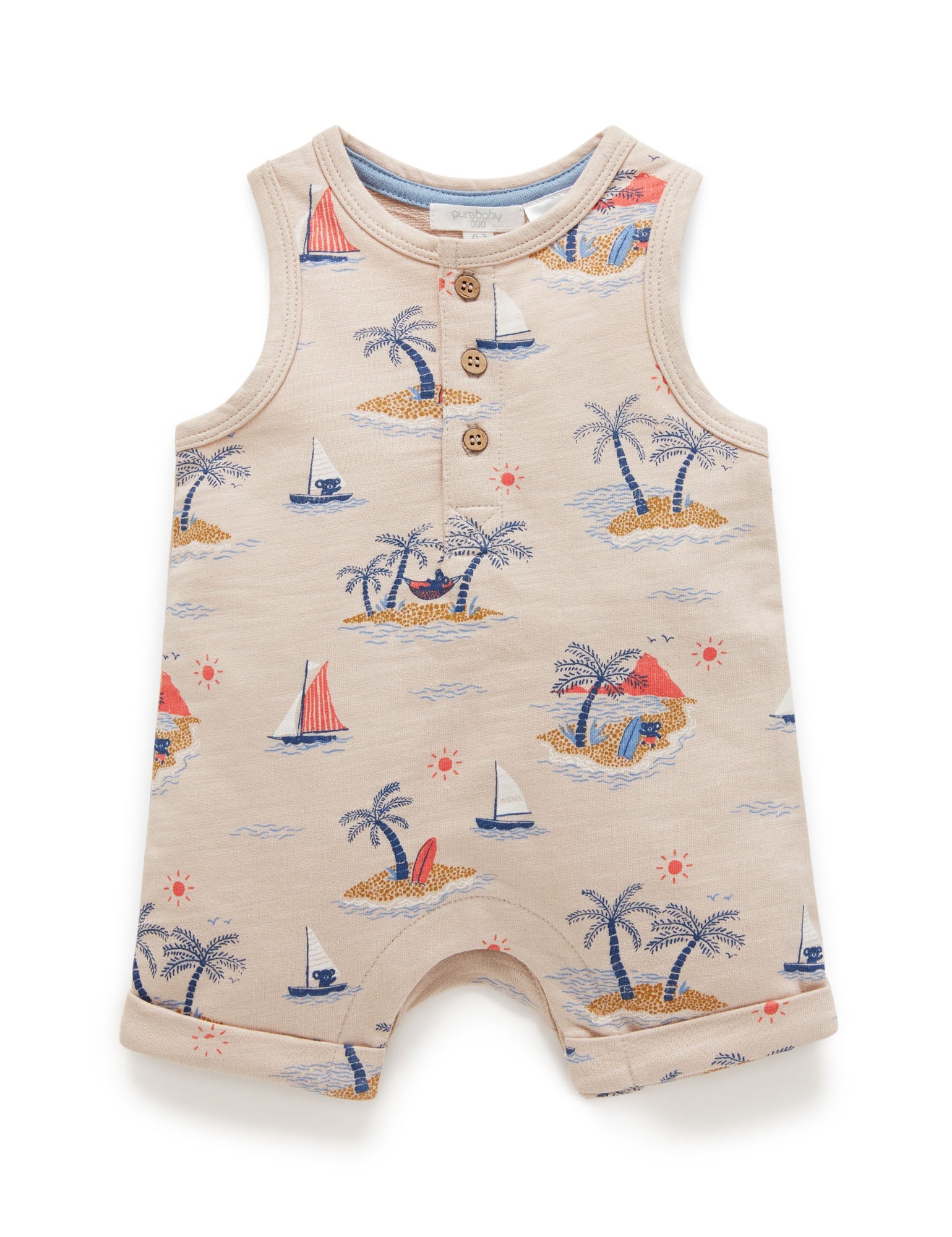 Island Growsuit - Drifter Print