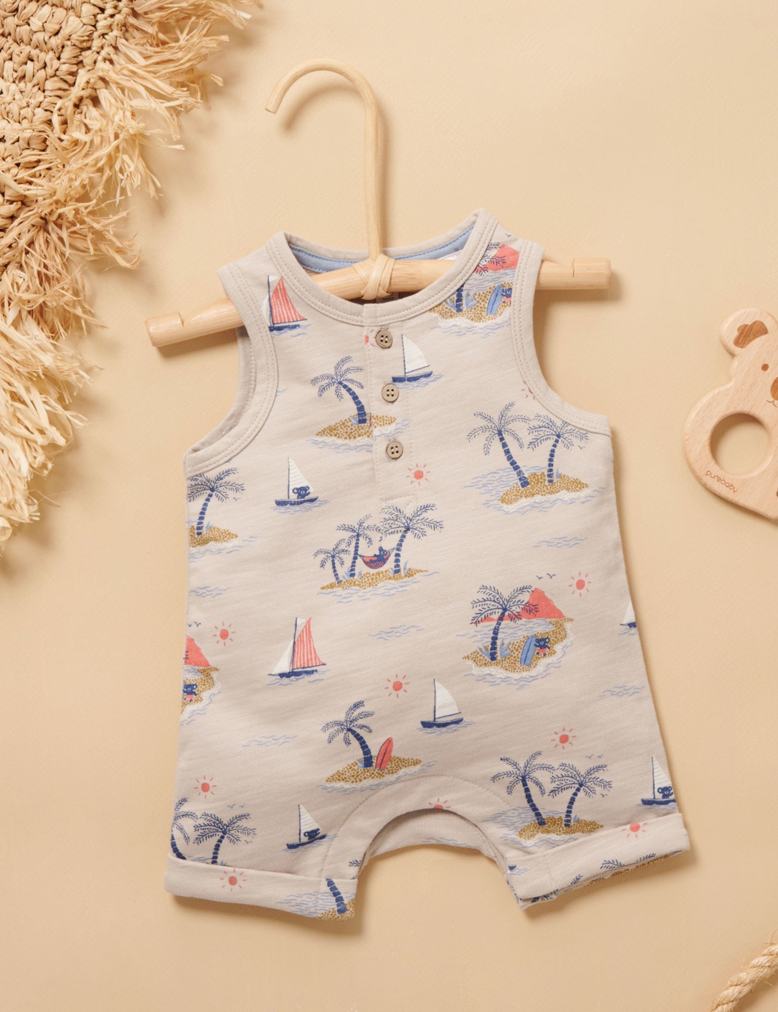 Island Growsuit - Drifter Print