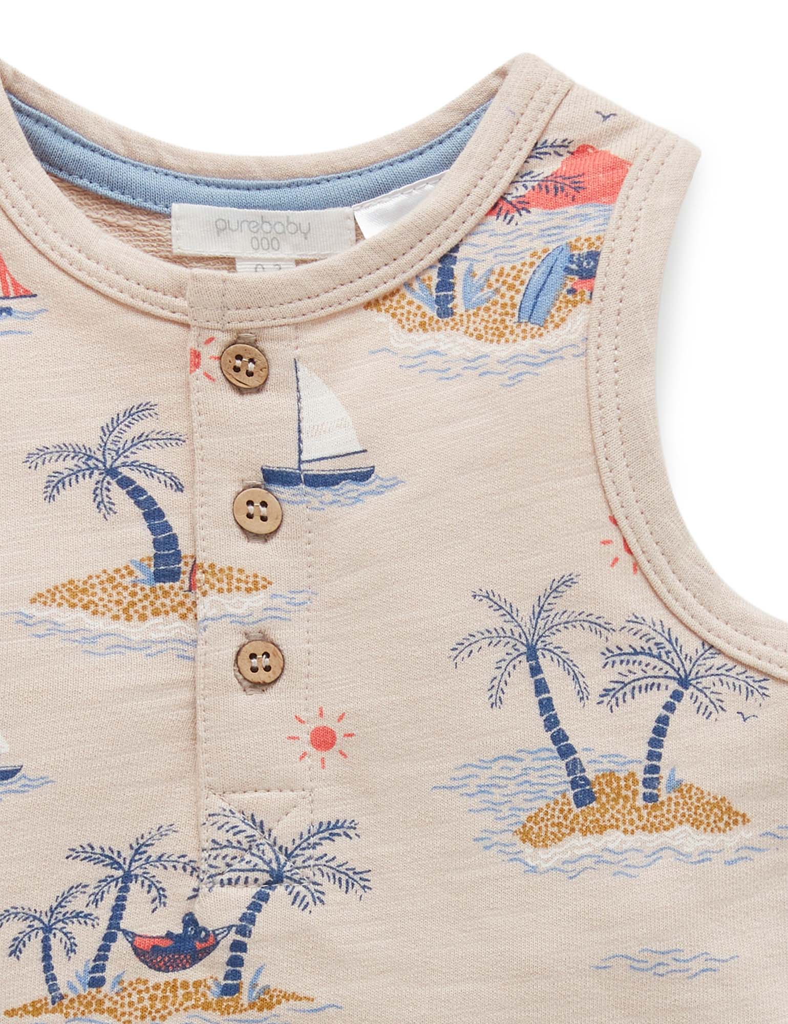 Island Growsuit - Drifter Print