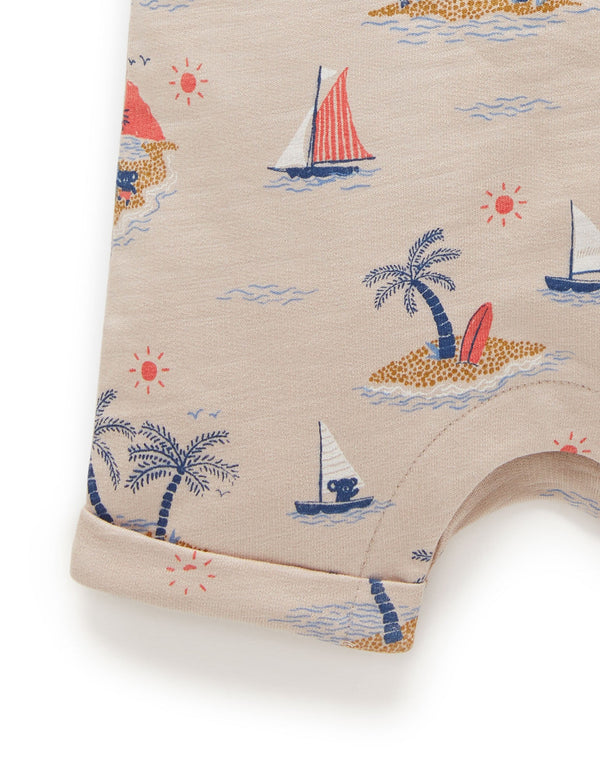 Island Growsuit - Drifter Print