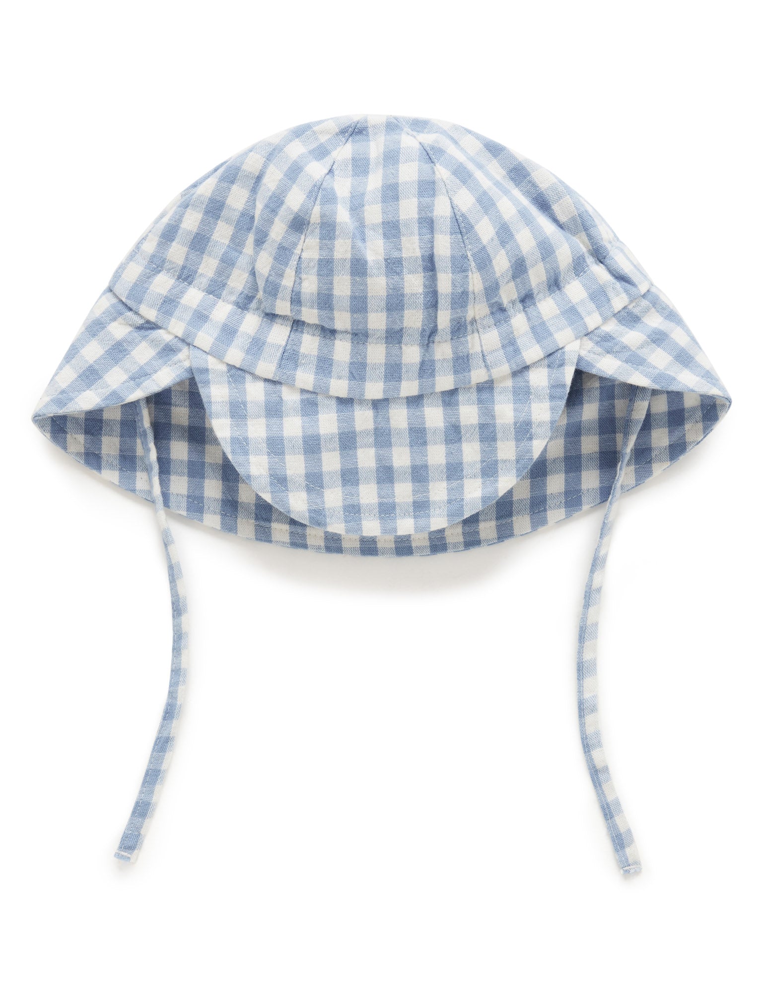 Legionnaires Hat - Dusty Blue Gingham