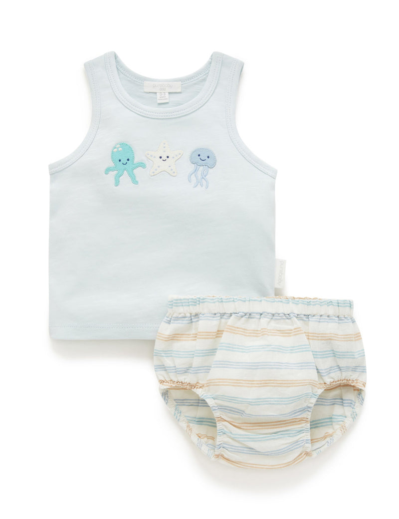 Jelly Fish Set - Rock Pool Stripe