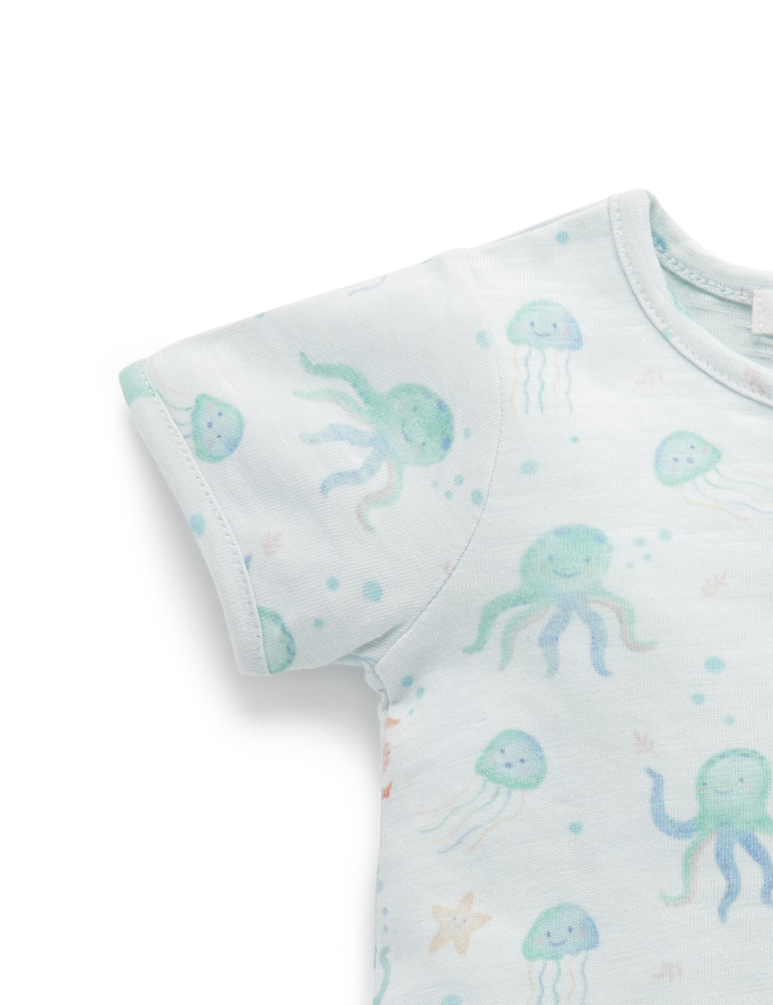 Deep Sea Short Growsuit - We're Floating Print