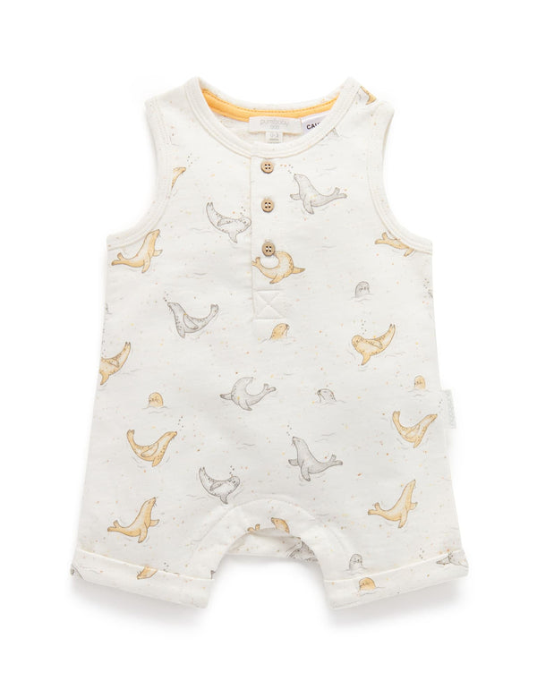 Seal Growsuit - Splash Print