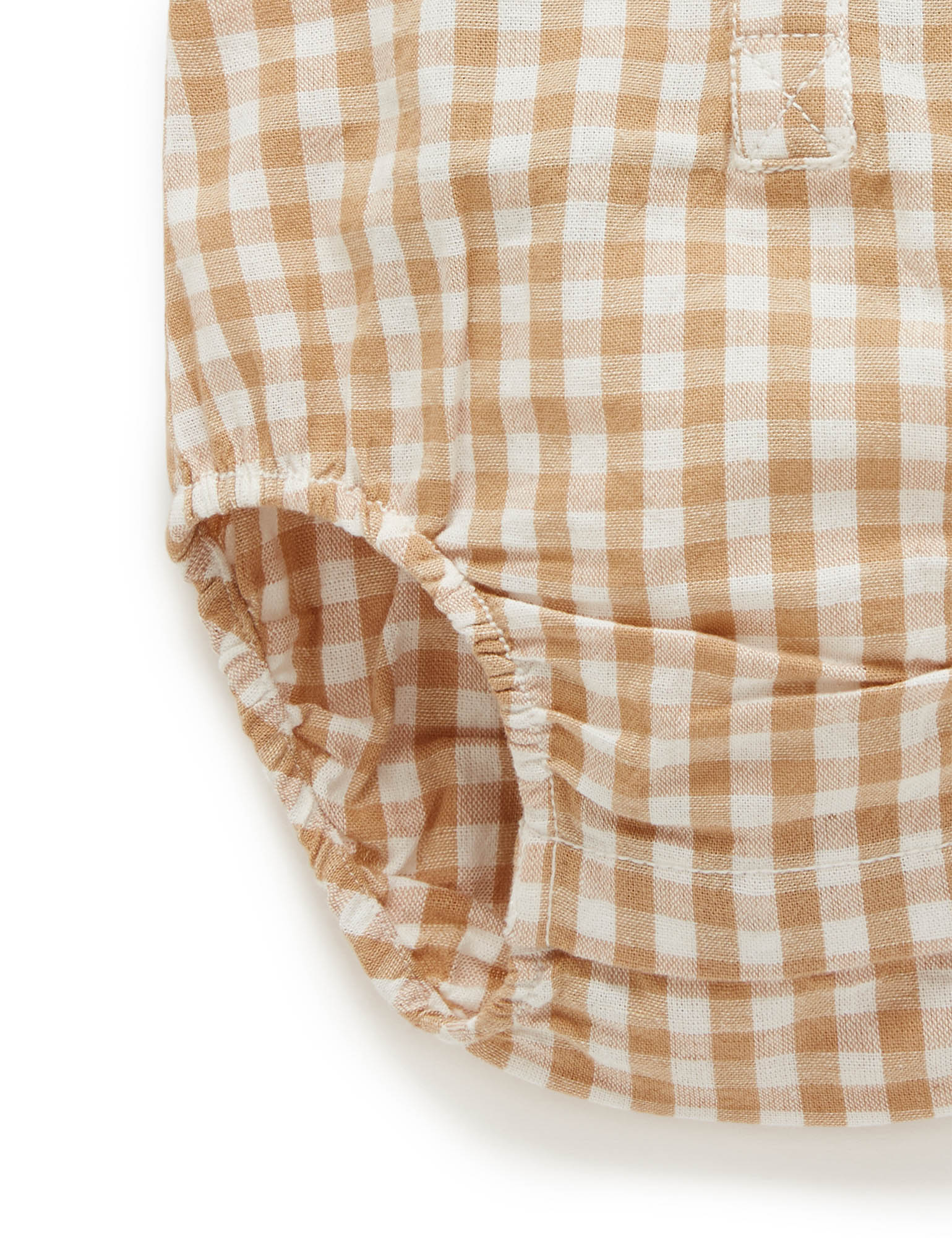 Gingham Bodysuit - Bronze Gingham