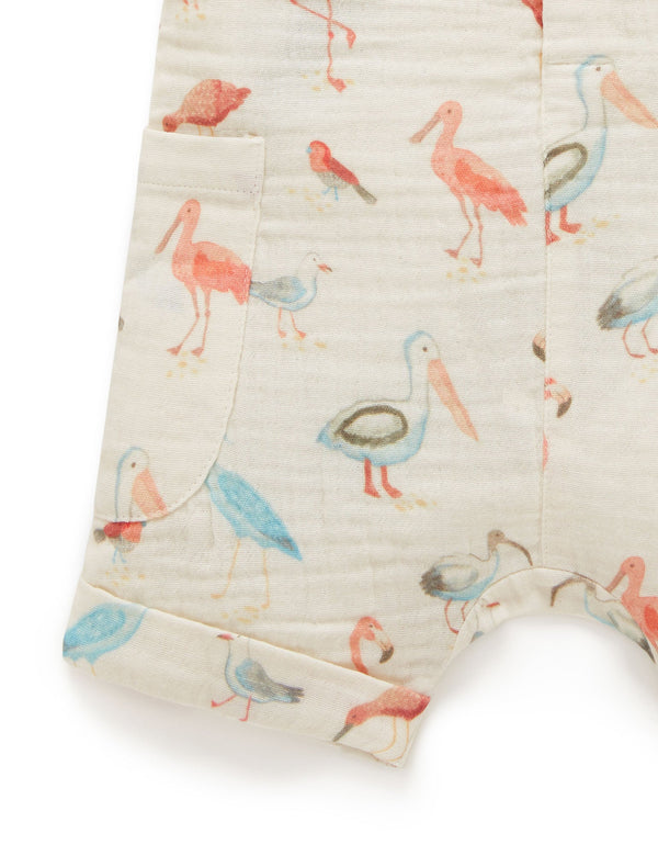 Sea Birds Onesie - Squwark Print