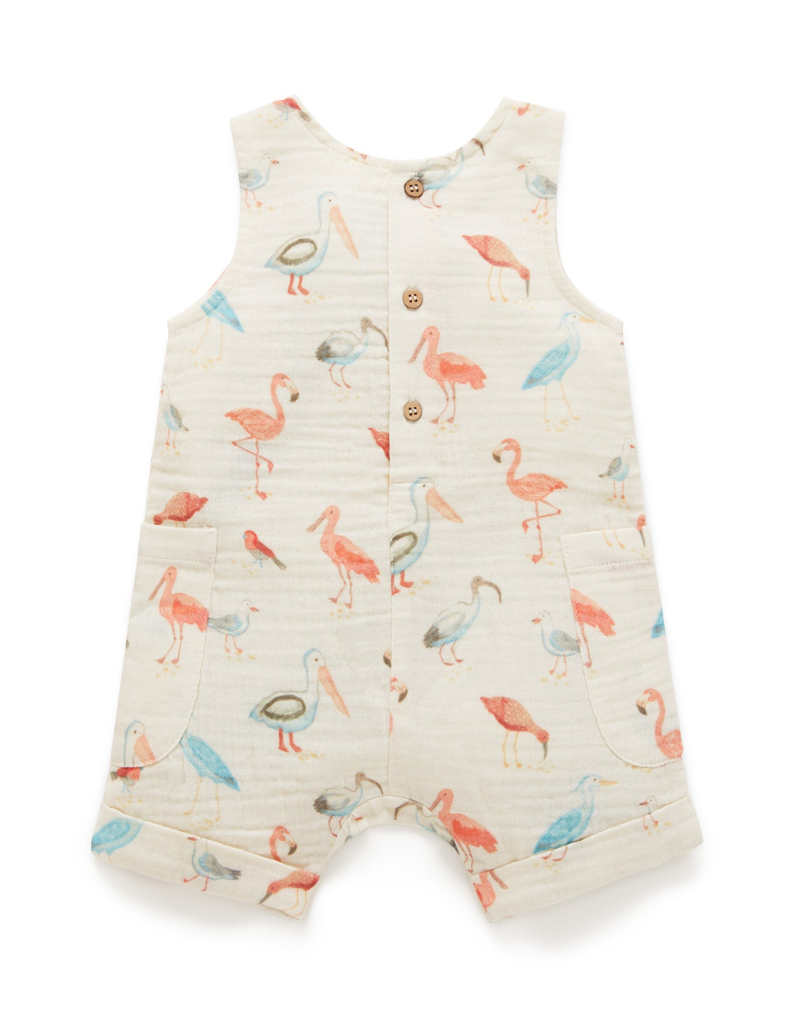 Sea Birds Onesie - Squwark Print