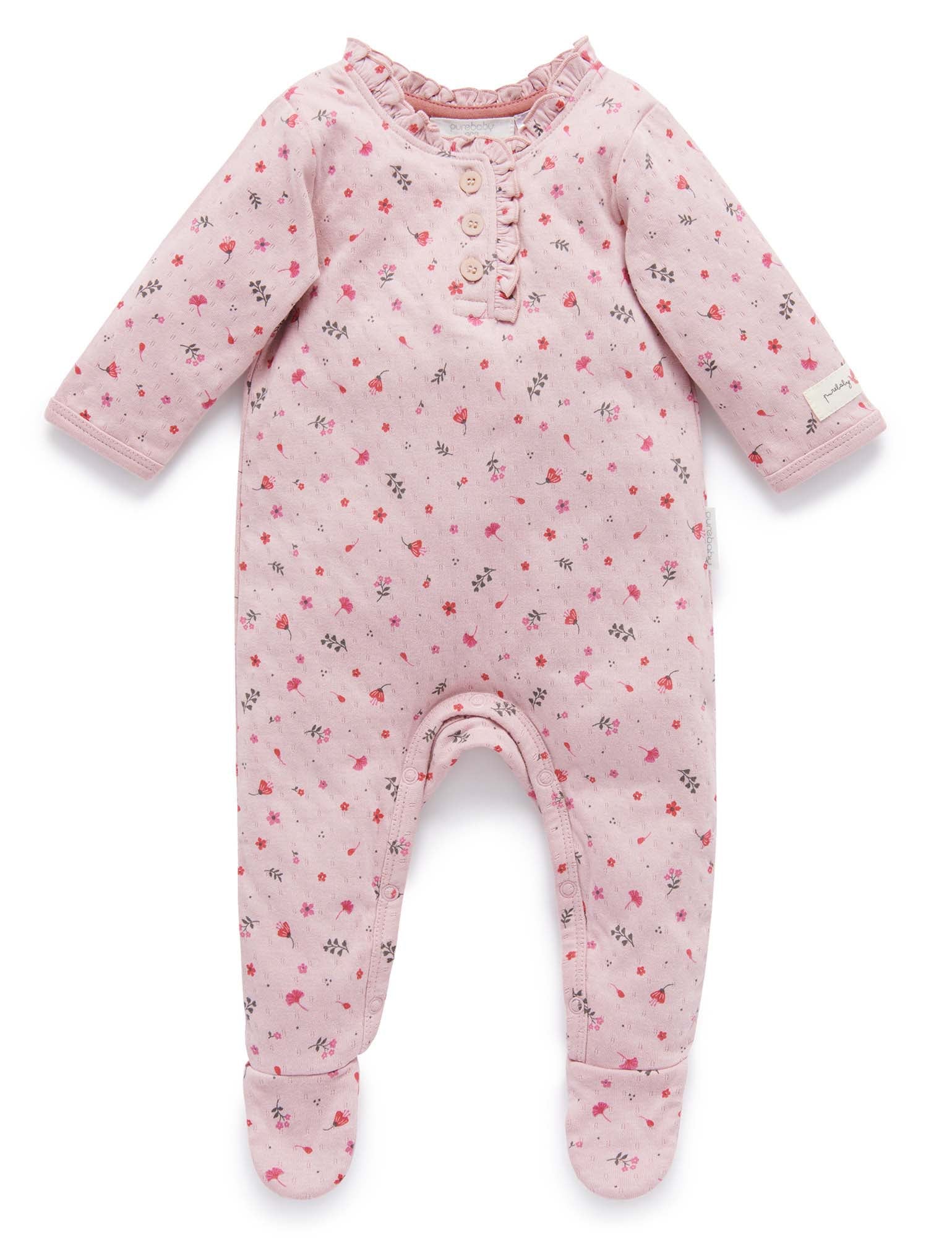 Cottage Growsuit - Lavender Floral