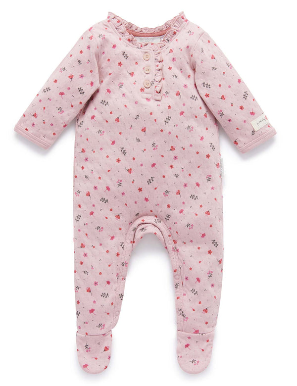 Cottage Growsuit - Lavender Floral