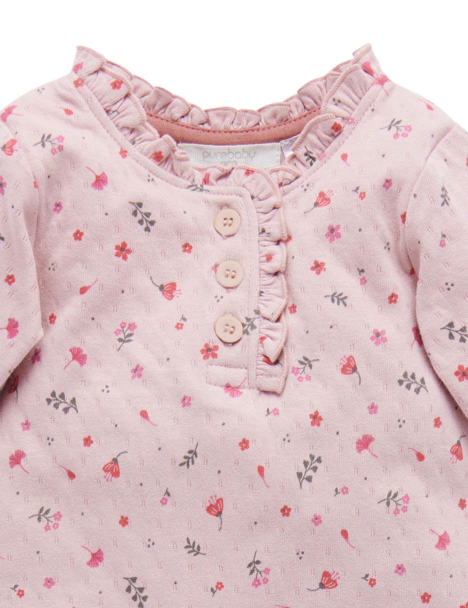 Cottage Growsuit - Lavender Floral