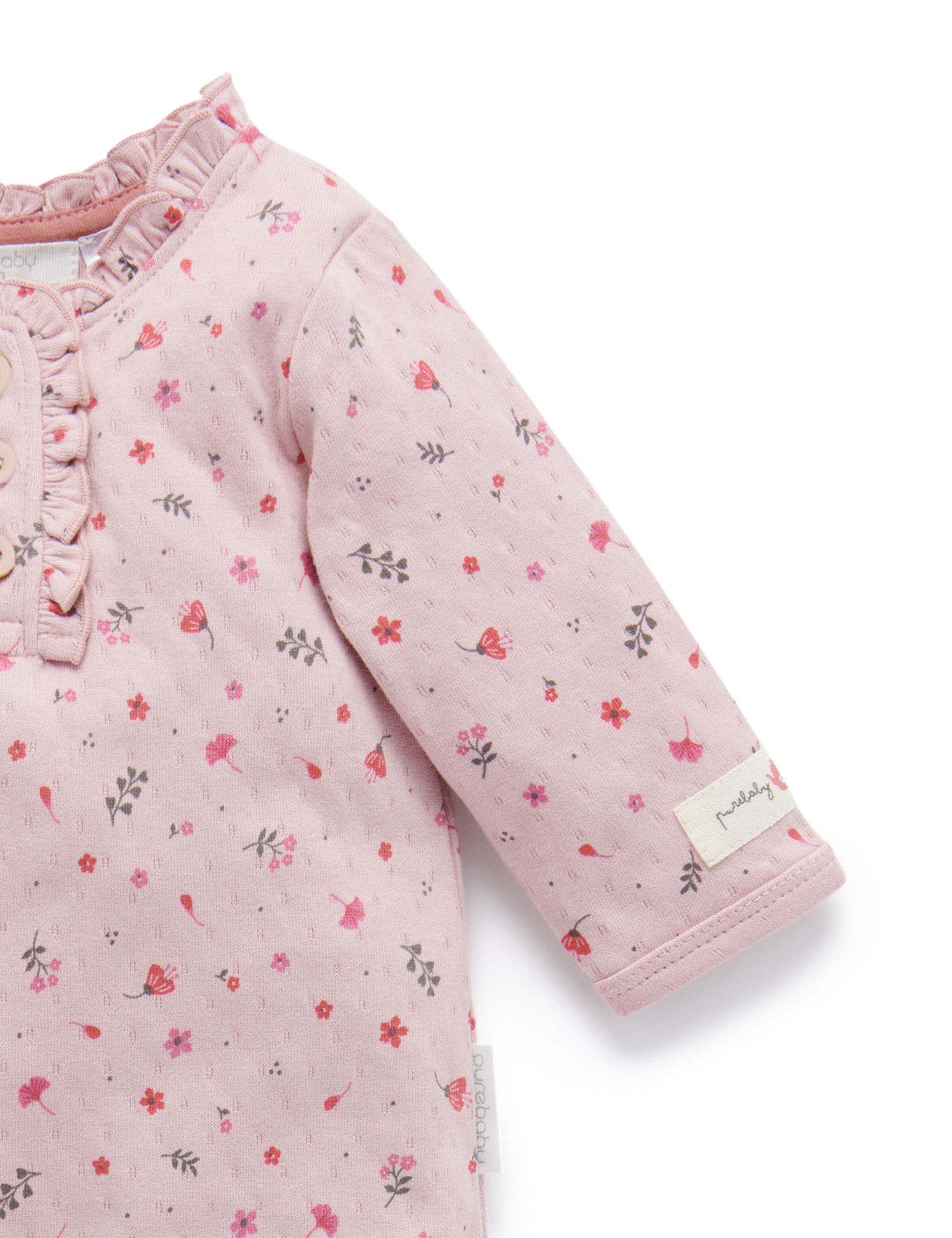 Cottage Growsuit - Lavender Floral