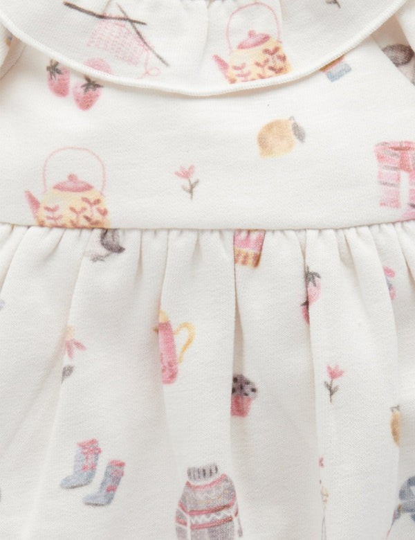 Cosy Dress with Leggings - Cosy Things Print