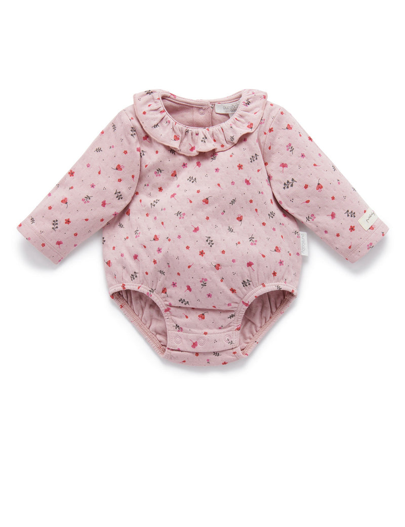 Cottage Bodysuit - Lavender Floral