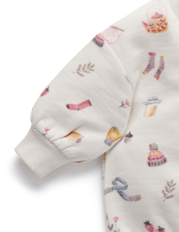 Cosy Windcheater - Cosy Things Print
