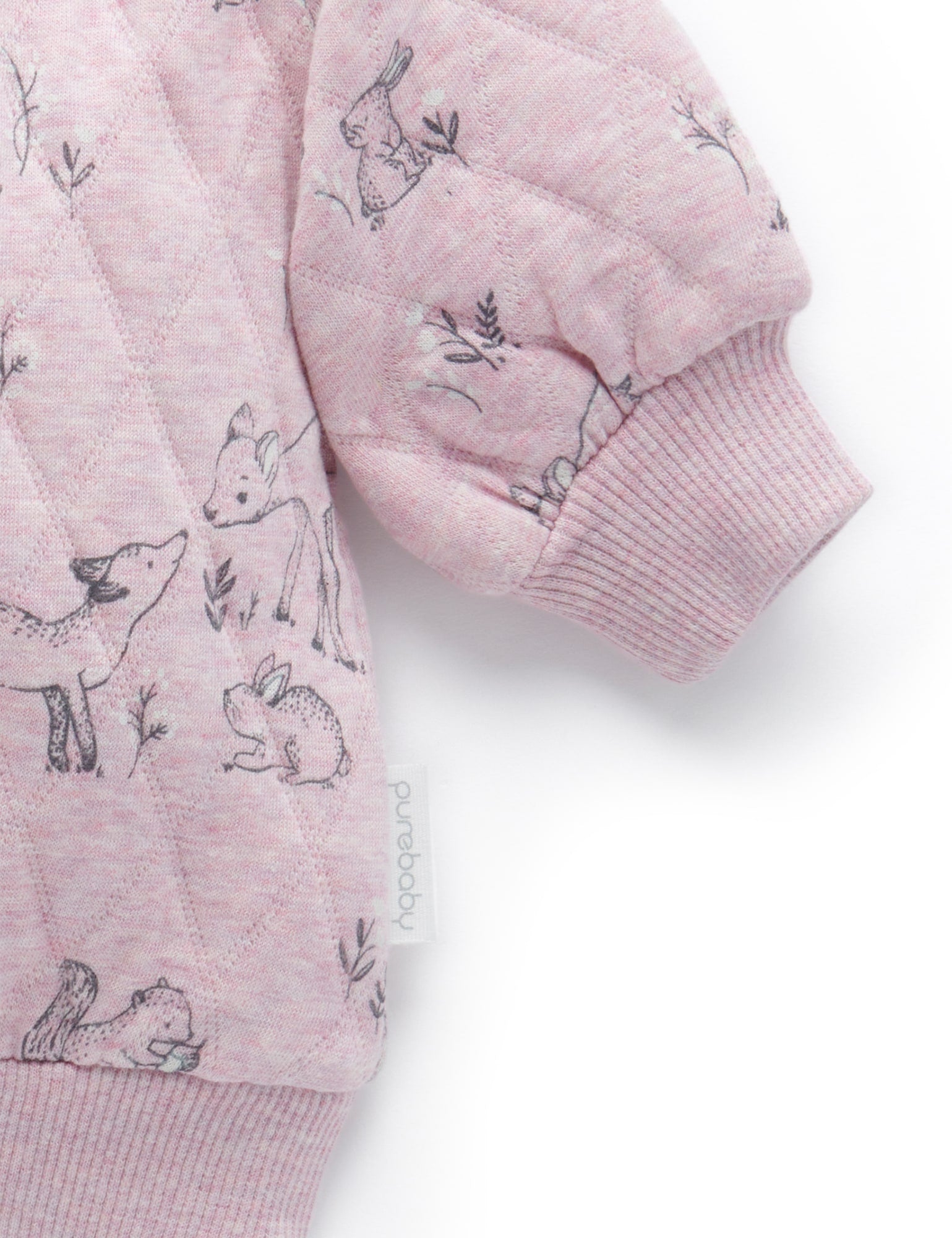 Quilted Windcheater - Forest Gathering Prt/Cloud mel